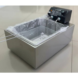 Fritadeira Elétrica Industrial em Inox 7 Litros com 3.000 Watts  - Eficiência e Qualidade para sua cozinha em Oferta na Shopee