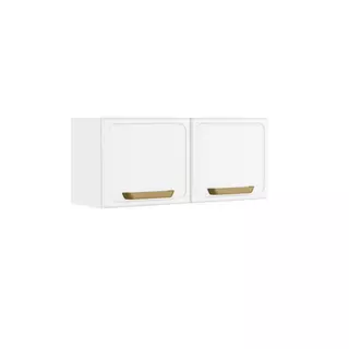 Armário Aéreo de Aço com 2 Portas Branco Bella - Bertolini em Oferta na Shopee