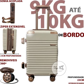 Mala de Bordo 9 Kilos A 10 Kilos N18 Masculino Roda Dupla 360 Mala Viagem Feminina ANAC Promocao em Oferta na Shopee
