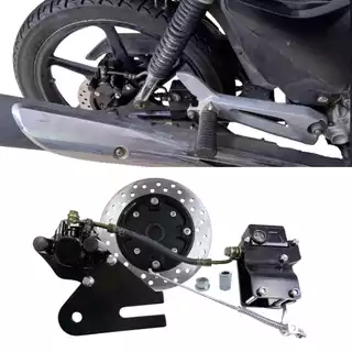 Kit Freio Traseiro Titan 150 Start 160 Titan 125 Fan 125 Adaptação Sistema Freio À Disco em Oferta na Shopee