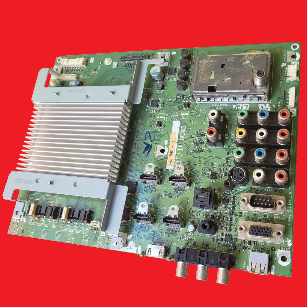 Placa Principal KE716 FM01S para TV SHARP LC-C4655U / LC-C5255U / LC ...