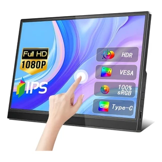 Monitor Portátil Com Tela Touch Screen 11.6 Tomate Mtm-2116