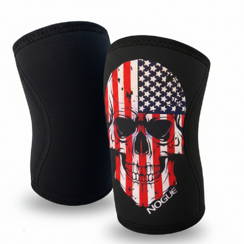 Joelheira 7mm Crossfit Lpo Powerlifting Nogue - ( Par)