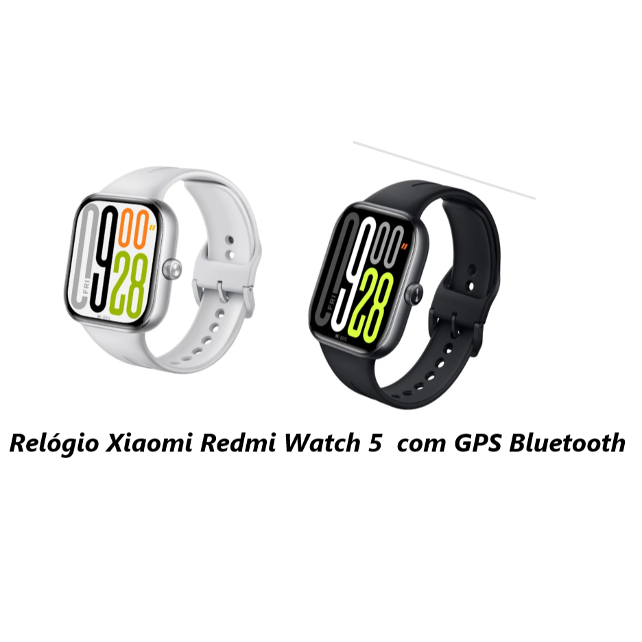 Relógio Xiaomi Redmi Watch 5 com GPS - Bluetooth - ORIGINAL | Shopee Brasil