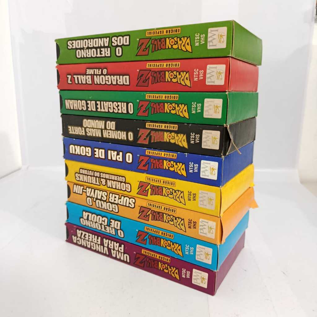 Coleção VHS Dragon Ball Z - Edição Especial Inédito na TV | Shopee