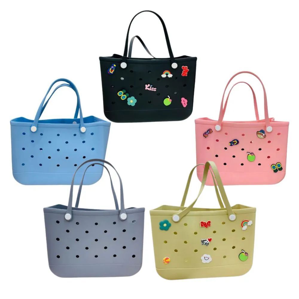 Bolsa de Borracha Pequena EVA com Furos Decorativos para colocar pins ...