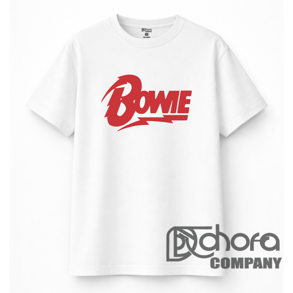 Camiseta Cantor David Bowie Inovador Rockstar Raio Rip Unissex