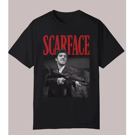 Camiseta Unissex Scarface Visual Clássico | Estampa Artística
