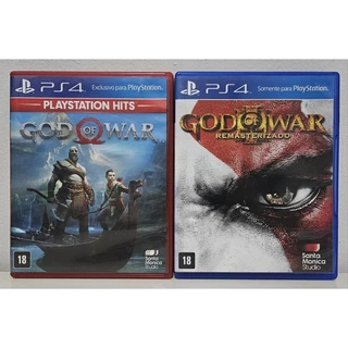 God of War 3 + God of War 4 (Em Português) - Ps4