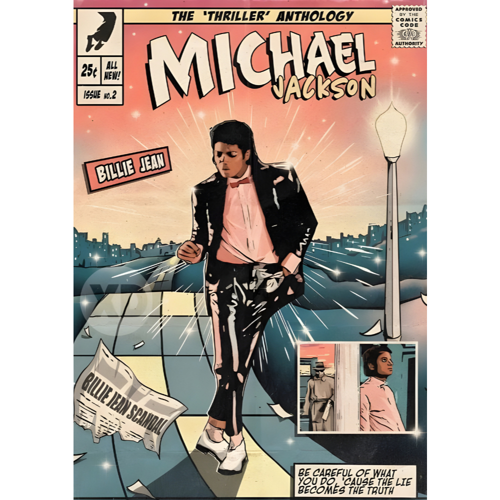 Pôster Premium A4 ou A3 Michael Jackson - Escolha os Seus | Shopee
