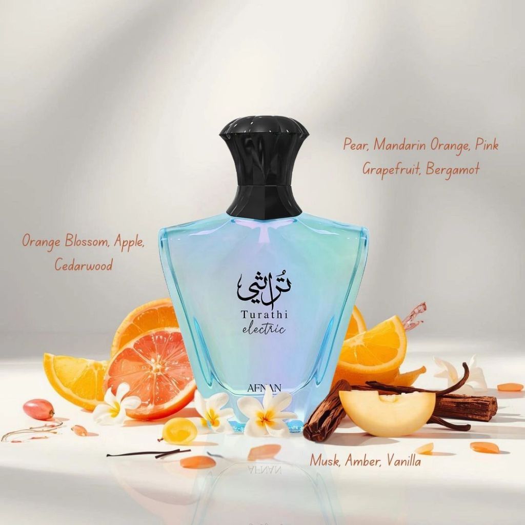 Perfume Árabe Turathi Electric Afnan Eau de Parfum 90ml Original