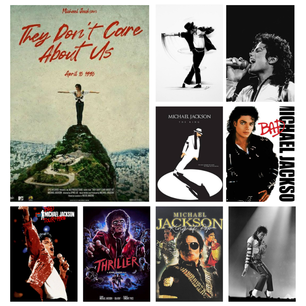 Pôster Premium A4 Michael Jackson 20x30 cm Glossy Paper | Shopee