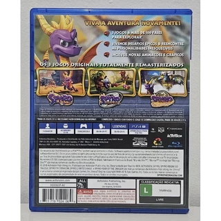 Spyro Trilogy (Áudio em Português) - Ps4