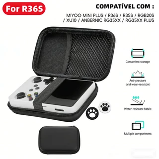 Case Armazenamento Para Console Portátil R36S / R35S Anbernic RG35XX Miyoo Mini Plus - Estojo bolsa capa de proteção em Oferta na Shopee