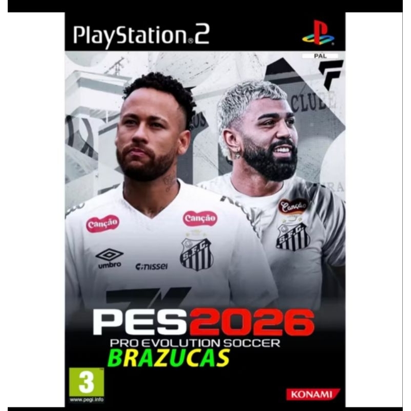 ペスです。 PES pro evolution Brazukas 2026 playstation 2 | Shopee Brasil