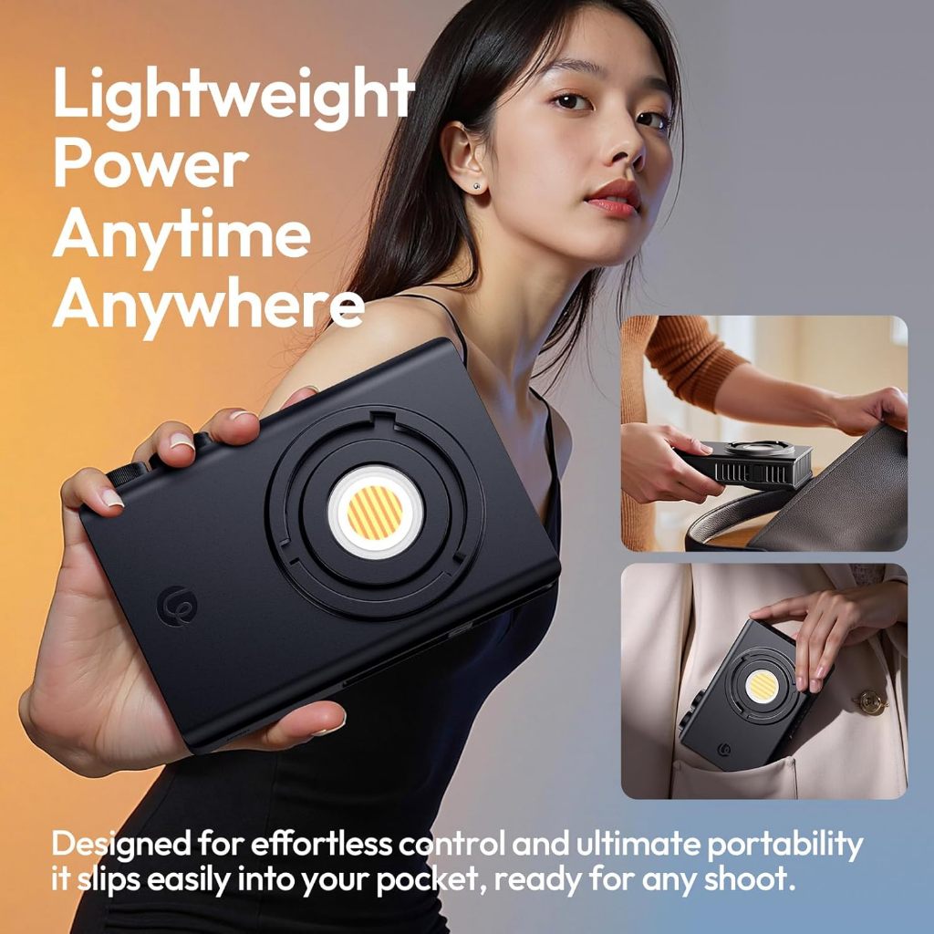 ULANZI C01 Luz COB 100W Bi-Color 2700–6500K, 14500 Lux, CRI 96+