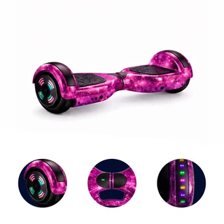 Hoverboard Skate Elétrico 6.5 Led Bluetooth Roxo Galáxia em Oferta na Shopee