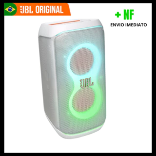 Caixa de Som JBL PartyBox Club 120, 160W RMS, Bluetooth, Show de Luzes, Resistente a água - Branco em Oferta na Shopee