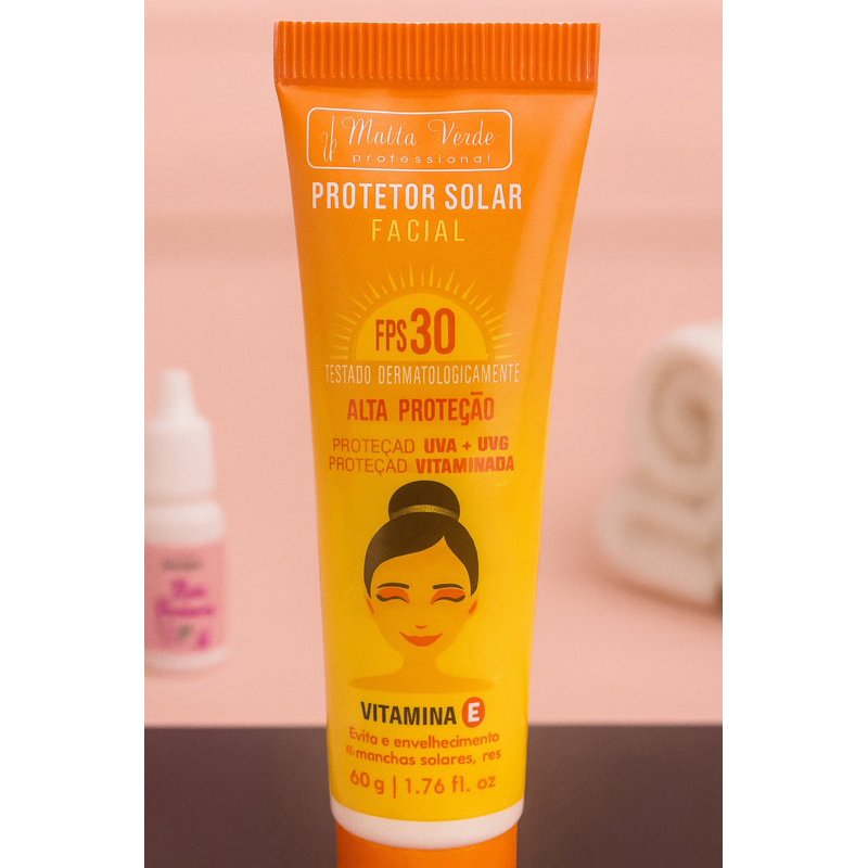 Protetor solar fps 30 Vitamina E 60g | Shopee Brasil