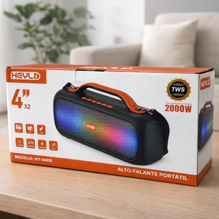 Caixa de Som Bluetooth Portátil Sem Fio Graves Potentes PMPO 2000W TWS USB FM Alça Festa Praia Piscina em Oferta na Shopee