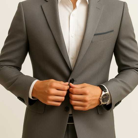 Paletó Masculino Social Slim Fit Oxford 2 Botões | Fabricação Própria ...