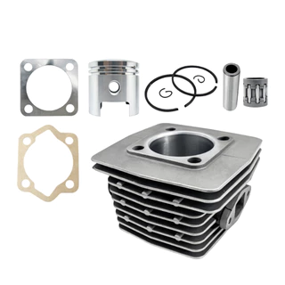 Cilindro Pistão Biela Alta Bicicleta Motorizada Motor 2T 80CC Com Juntas do Cilindro e Cabeçote em Oferta na Shopee