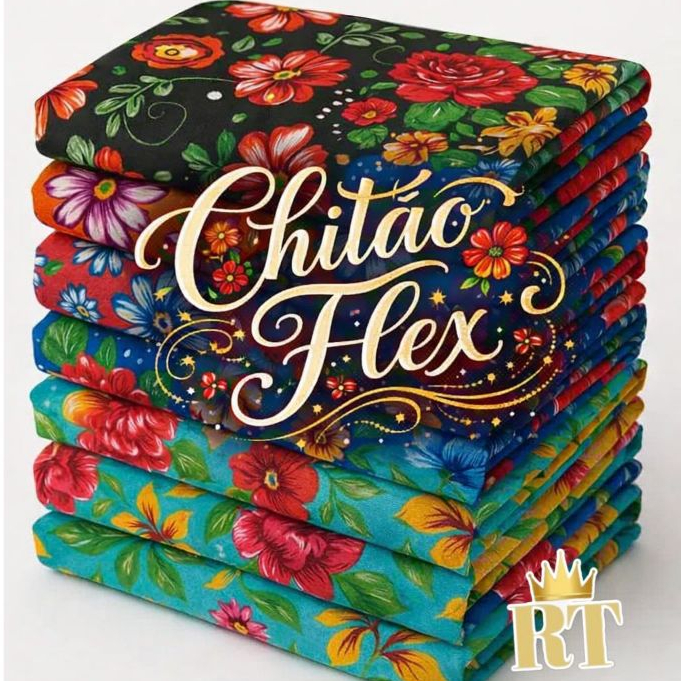 3 Metros de Tecido Chitão Flex 
