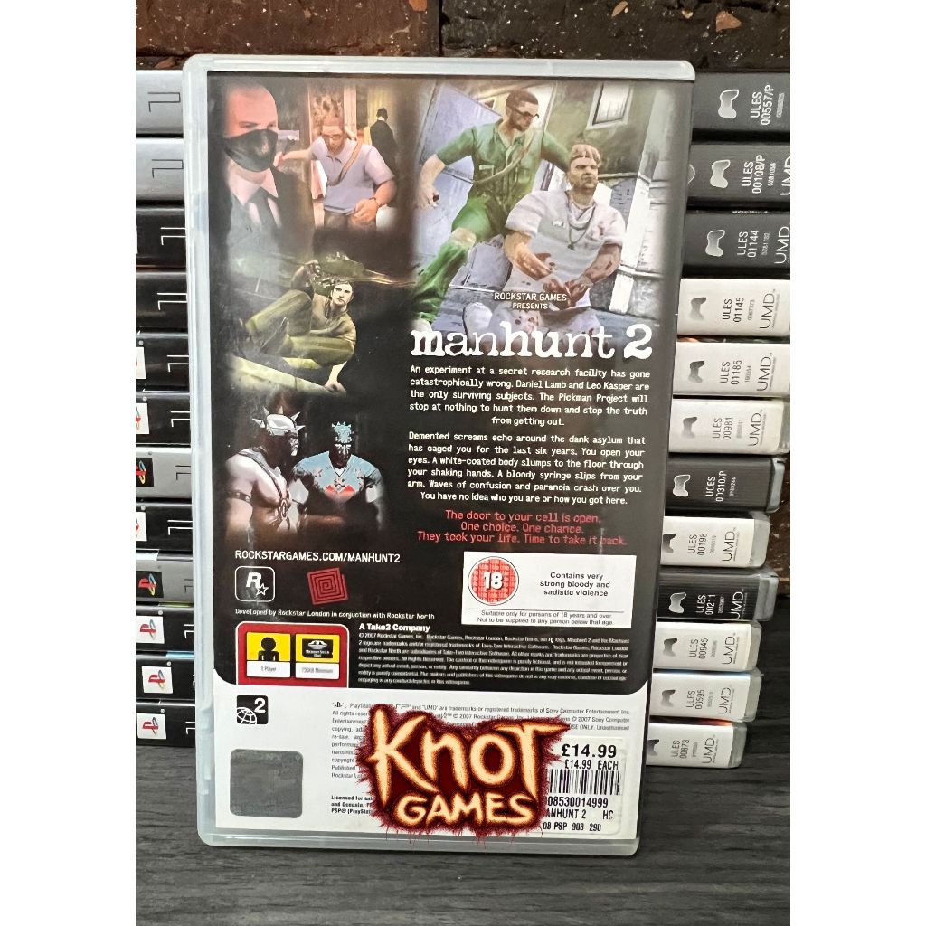 MANHUNT 2 - PSP | Shopee Brasil