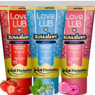Kit 3 Lubrificante Intimo Anal E Vaginal Bubbalove La Pimienta Sex Shop em Oferta na Shopee