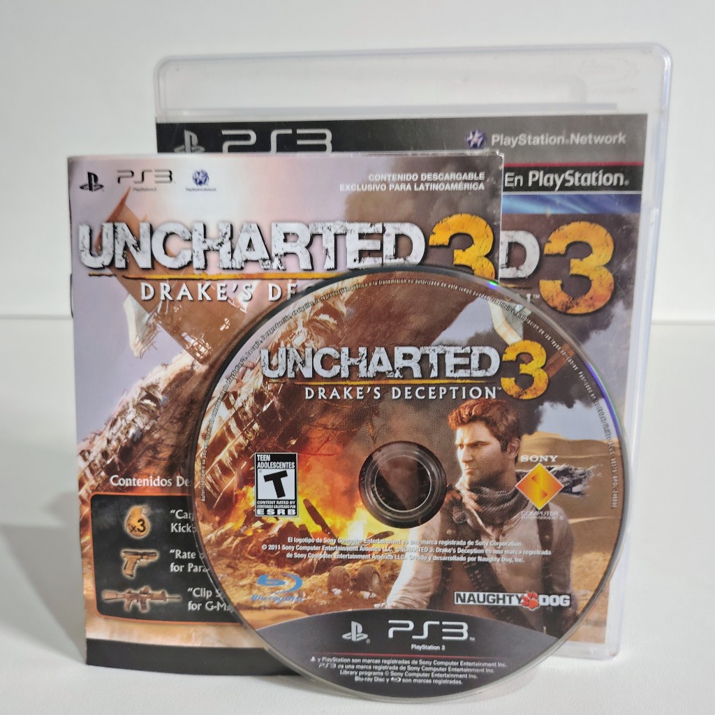 playstation 3 uncharted 3 drake's deception em Promoção na Shopee