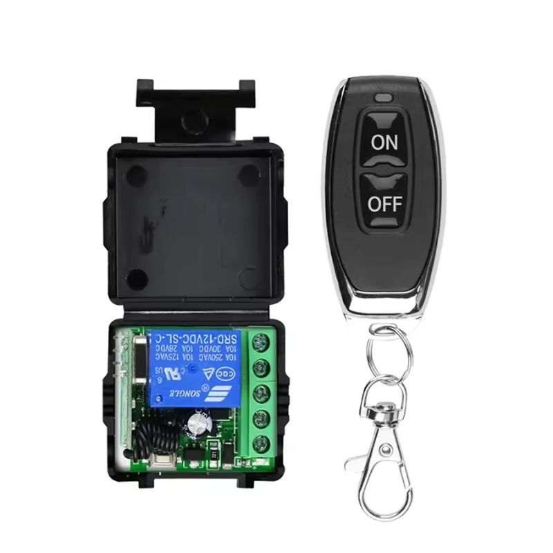 Modulo Relé 12v Rf 433mhz 1 ch + Controle Remoto Sem Fio