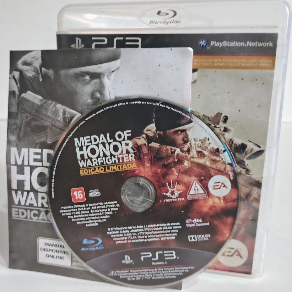 Jogo Medal Of Honor Warfighter Limited Edition Original Playstation 3 