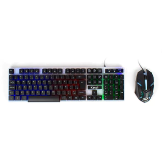 Kit Teclado Mouse Gamer Membrana LED USB Kit Teclado Mouse Gamer Membrana LED USB