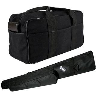 Kit Para Pesca Com Bolsa De Mão Organizadora E Porta Varas Capa Tubular Transporte Seguro Anzol Isca em Oferta na Shopee