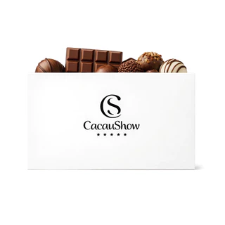 Caixa Branca Cacau Show 750g e 1kg Vários Sabores Pistache, Ao Leite, Branco, Mix - Ovo de Páscoa, Bombom, Trufas em Oferta na Shopee