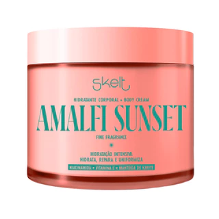 Hidratante Desodorante Corporal Skelt Amalfi Sunset 200g - Bergamota e Jasmim em Oferta na Shopee