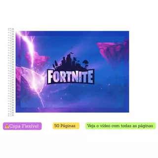Fortnite Livro de colorir | Jogo  |Coloring Book |Edição Fofa e Divertida |Tam. A5 e A4 |50 Pag em Oferta na Shopee