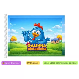 Galinha Pintadinha Livro de colorir Series | Coloring Book | Edição Fofa e Divertida |Tam.A5 e A4 em Oferta na Shopee