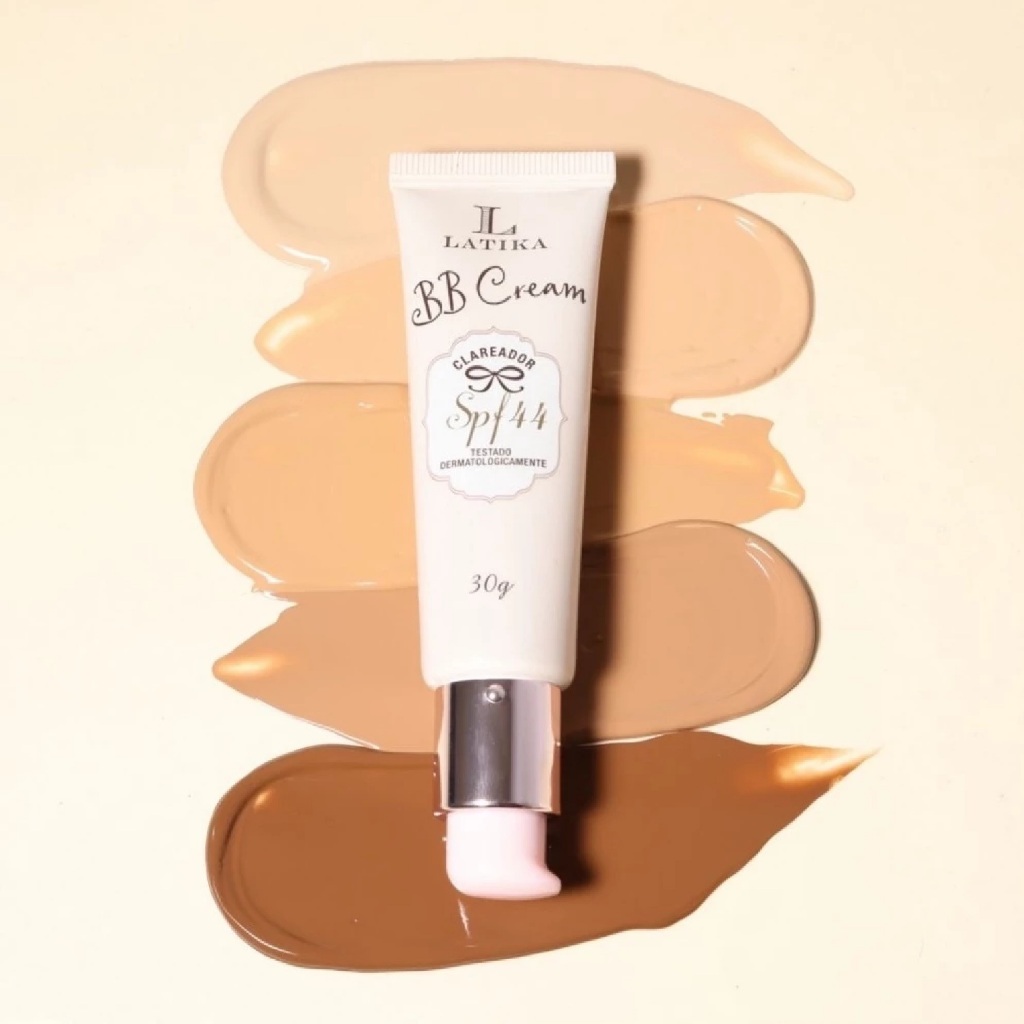 BB Cream Latika Clareador FPS 44 Uniformiza o Tom e Ilumina a Pele