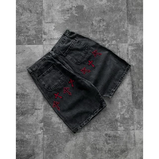 Bermuda Jeans Baggy Jorts Tripside “Infinity Cross” - Estonada