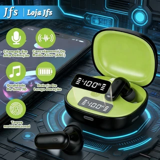 Fones De Ouvido Bluetooth Sem Fio I Cancelamento Ativo De Ruído (ANC) I Fone de Ouvido Bluetooth com Microfone