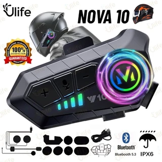 Fone De Ouvido Para Capacete Bluetooth Headset Rgb Sem Fio de Livres À Prova D'Água-UF em Oferta na Shopee