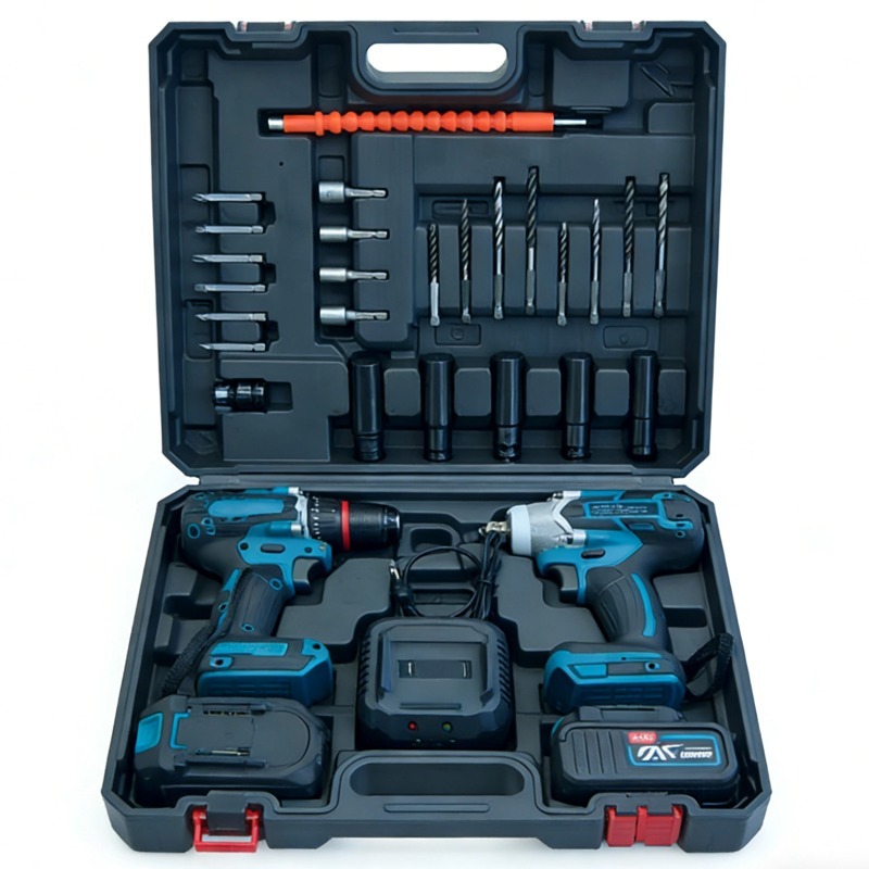 GENAI】68v/21v Sem escovas Profissional Kit chave de impacto +