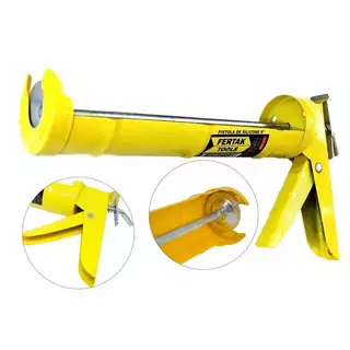 Pistola Aplicador De Silicone 9 Polegadas 400g/280ml – FERTAK