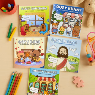 Kit 2 Livro De Colorir Comfy Cozy Desenhos Variados Para Colorir Coleção 2025 ! em Oferta na Shopee