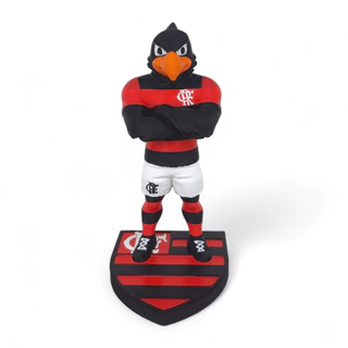 Boneco Mascote do Flamengo Urubuzão + Chaveiro Flamengo