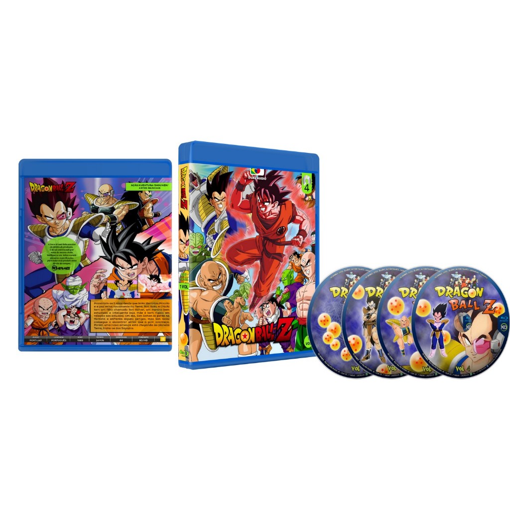 Bluray Dragon Ball Z (1989 - 1996) Completo Dual Áudio Fullhd