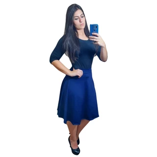 Saia godê midi moda evangélica rodada 003