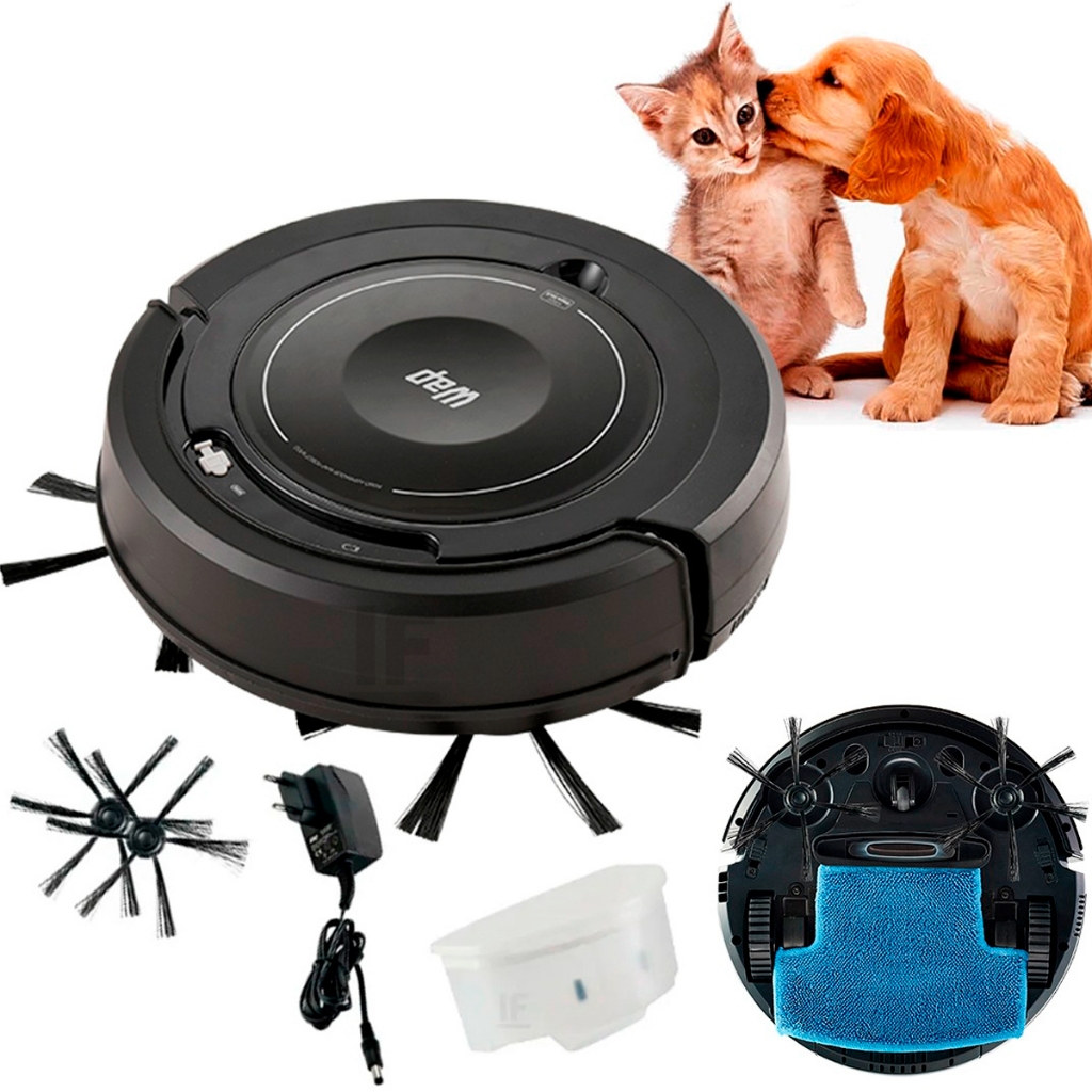 Robô Aspirador De Pó Em 1 Varre Aspira E Passa Pano | Shopee Brasil
