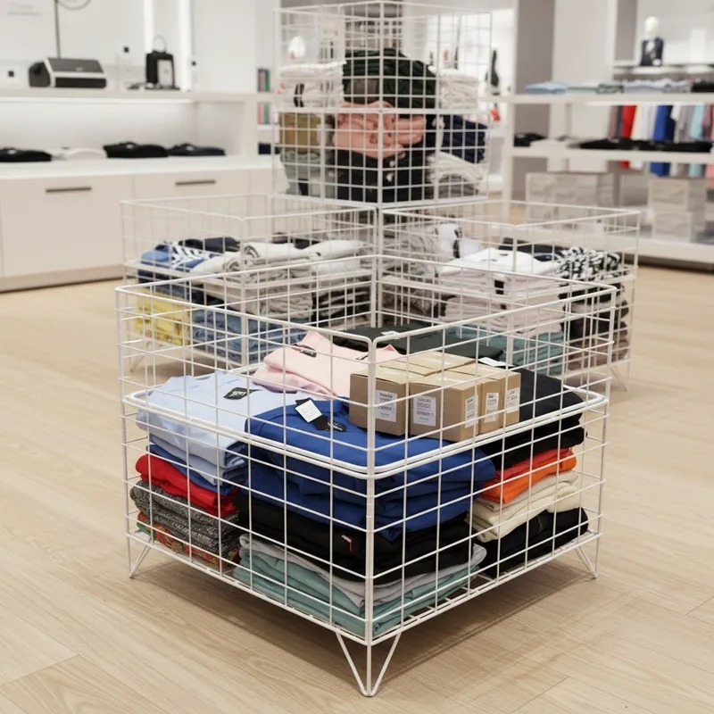 CESTO ORGANIZADOR 80CMX80CM PARA LOJAS SUPERMERCADOS FARMACI